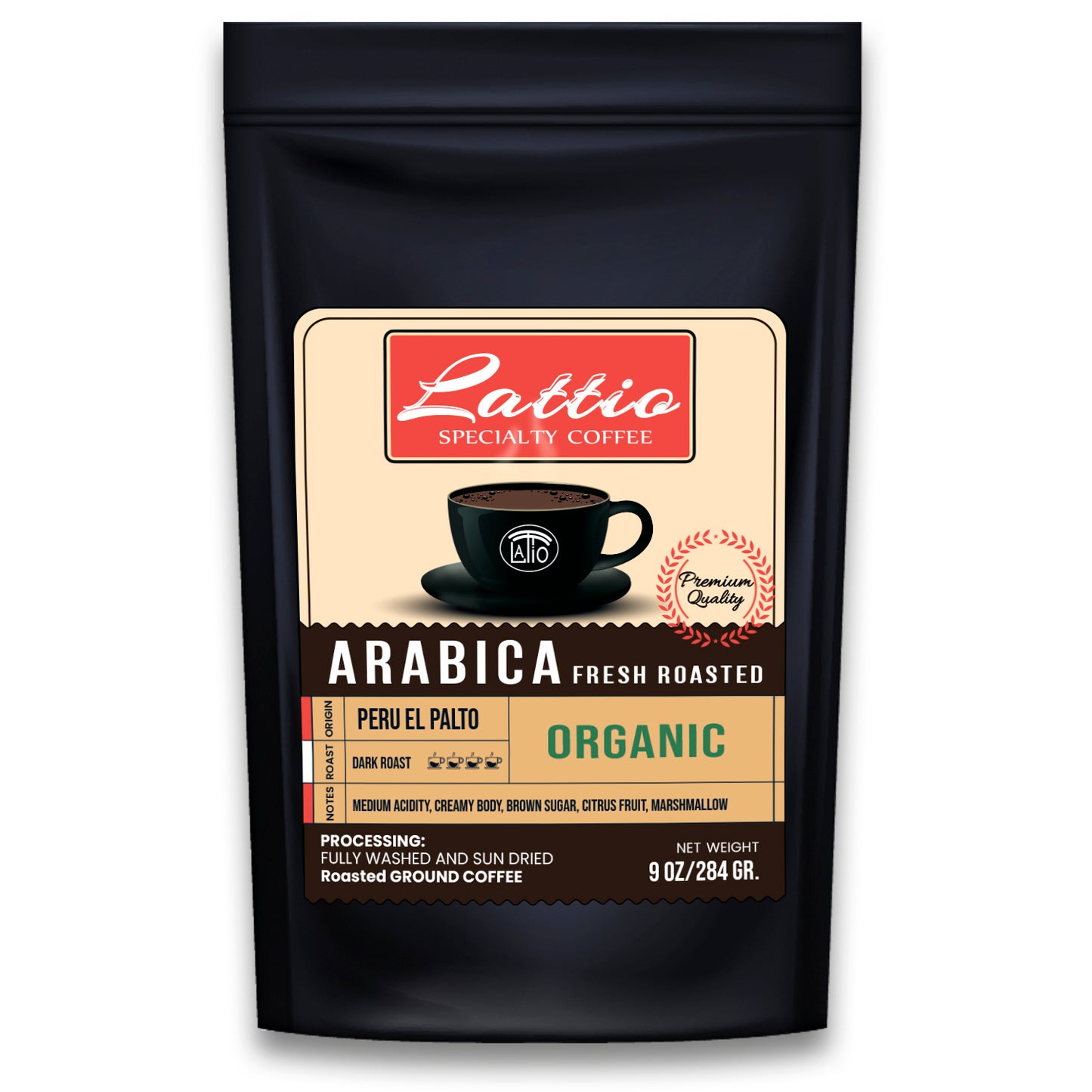 Lattio Peru El Palto Organic