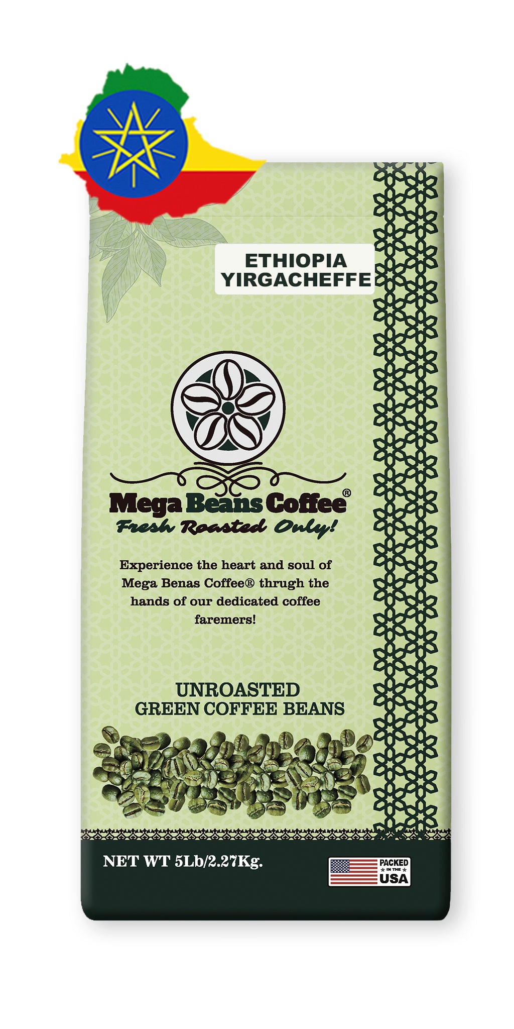 Ethiopia / Unroasted Green Coffee Beans