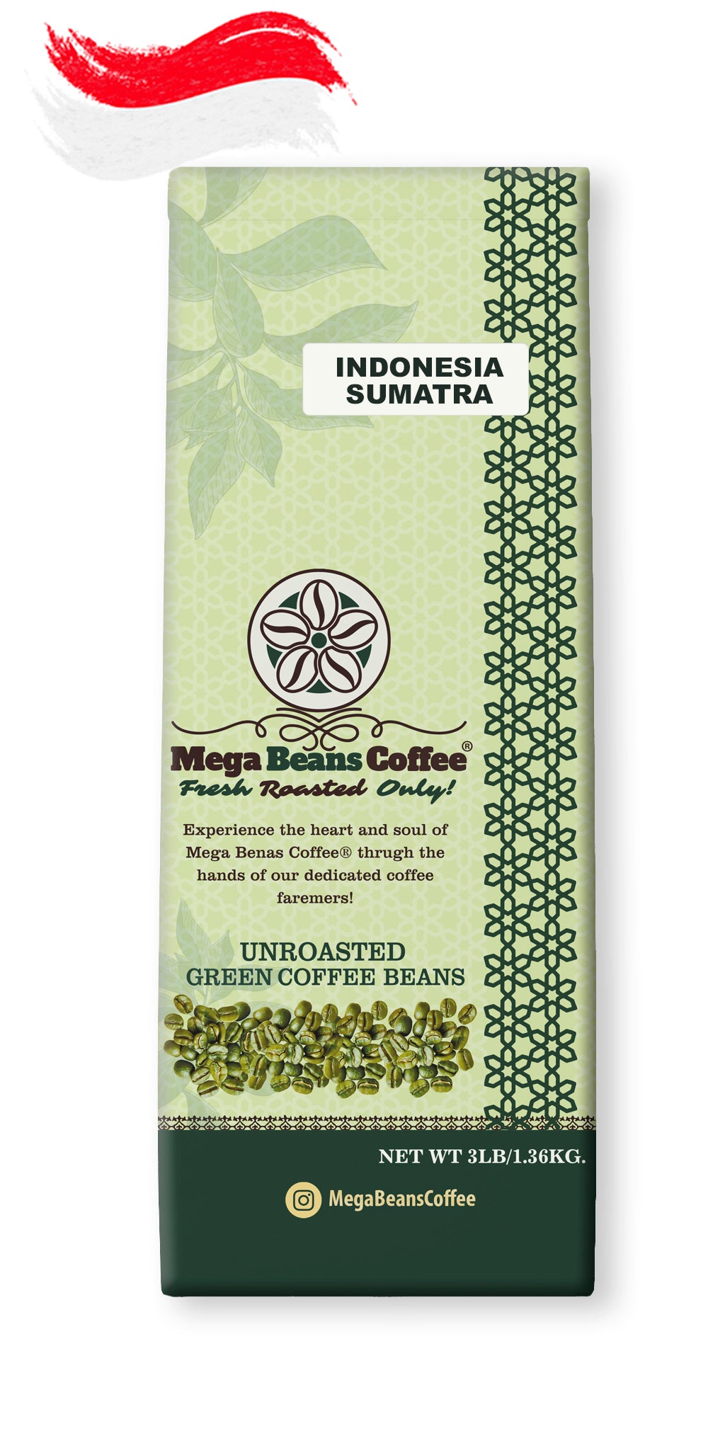 Indonesia Sumatra / Unroasted Green Coffee Beans