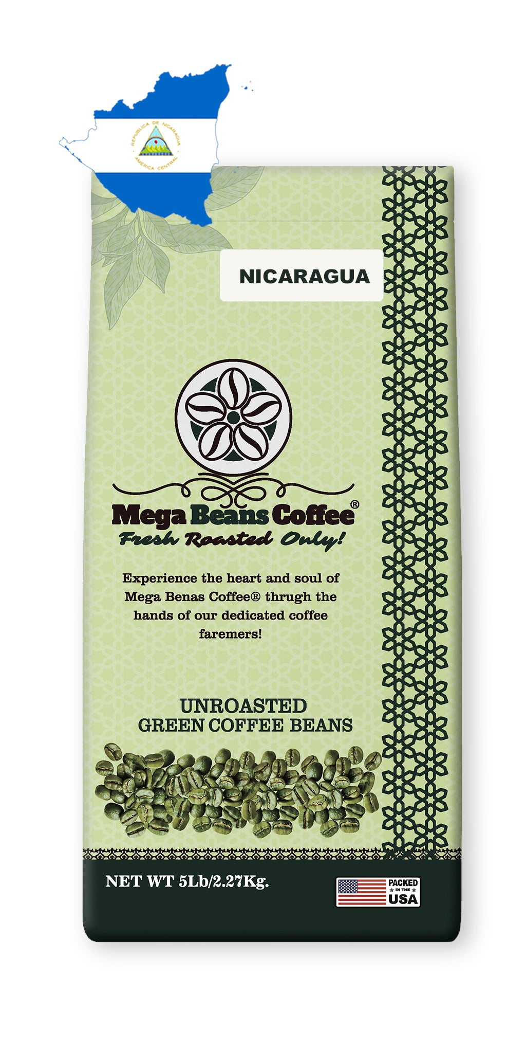 Nicaragua / Unroasted Green Coffee Beans