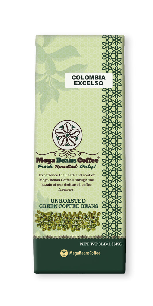 Colombia Excelso / Unroasted Green Whole Bean Coffee